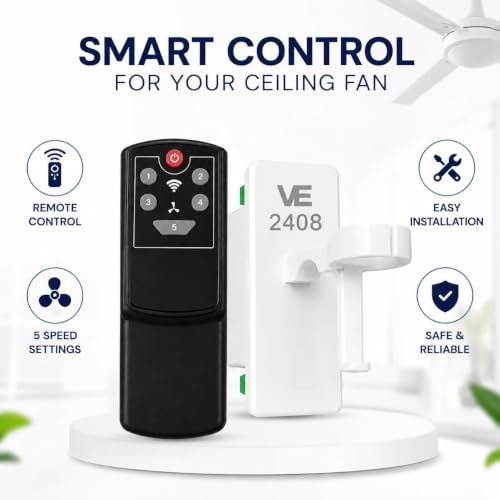 homnest Store homnest Universal Ceiling Fan Remote Control Kit - Image 5