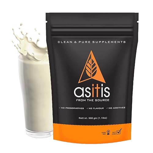 AS-IT-IS Nutrition Whey Protein Isolate 90% - 500 Gms | Protein 27g & BCAA 5.9g Per Serving