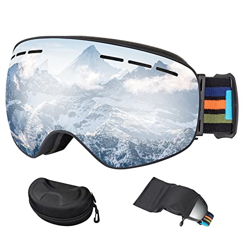 Whale Professional Ski Goggles Unisex Adult Snow Goggles Interchangeable...