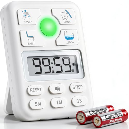 VOCOO Visual Timer for Kids, Digital Countdown Timer, Classroom & Kitchen - image 1