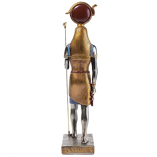 Lachineuse Statuetta EGITTIANA Dio RA, Resina