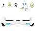 XPRIT Hoverboard w/Bluetooth Speaker, UL2272 Certified (White)