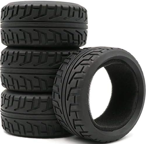 4pcs RC 1/8 Tires Tyres with foam for 1:8 On-road Buggy Car upgrade parts