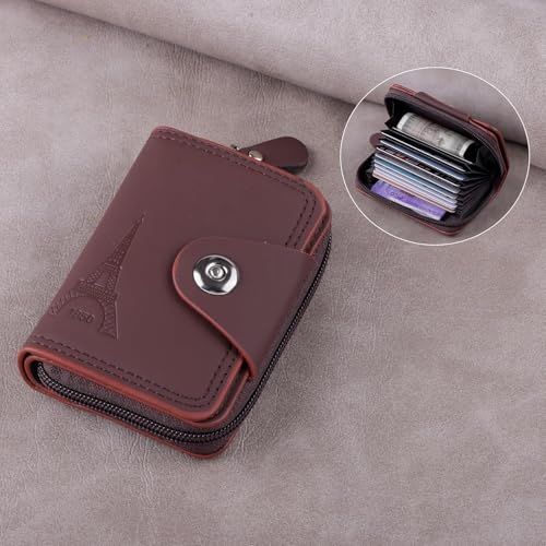 Image of MARETTO Men's Genuine Leather Wallet with Card Holder & Coin Pocket - Stylish Bifold Slim Wallet with Multiple Compartments for Cash & Cards (Black)