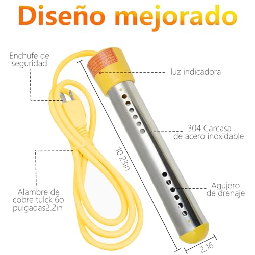 El Mejor Listado de Resistencia para Calentar Agua Soriana los 5 más buscados. 6 Imagen adicional