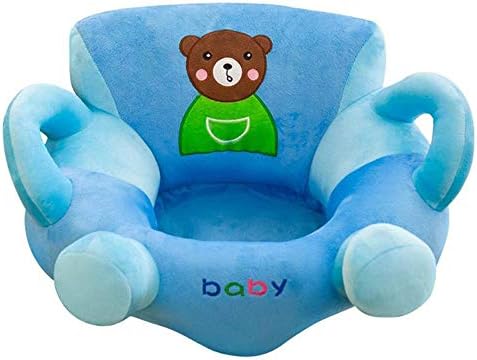 Walnut Soft Baby Sofa Cover Skin Kids Learning to Sit Chair Kids Baby Anti-Fall Seat Cartoon Comfortable Feeding Chair Case no Filler (Color : Style 1)
