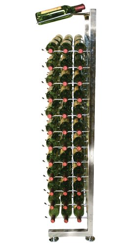 Soporte de vino VintageView para 117 botellas metálico