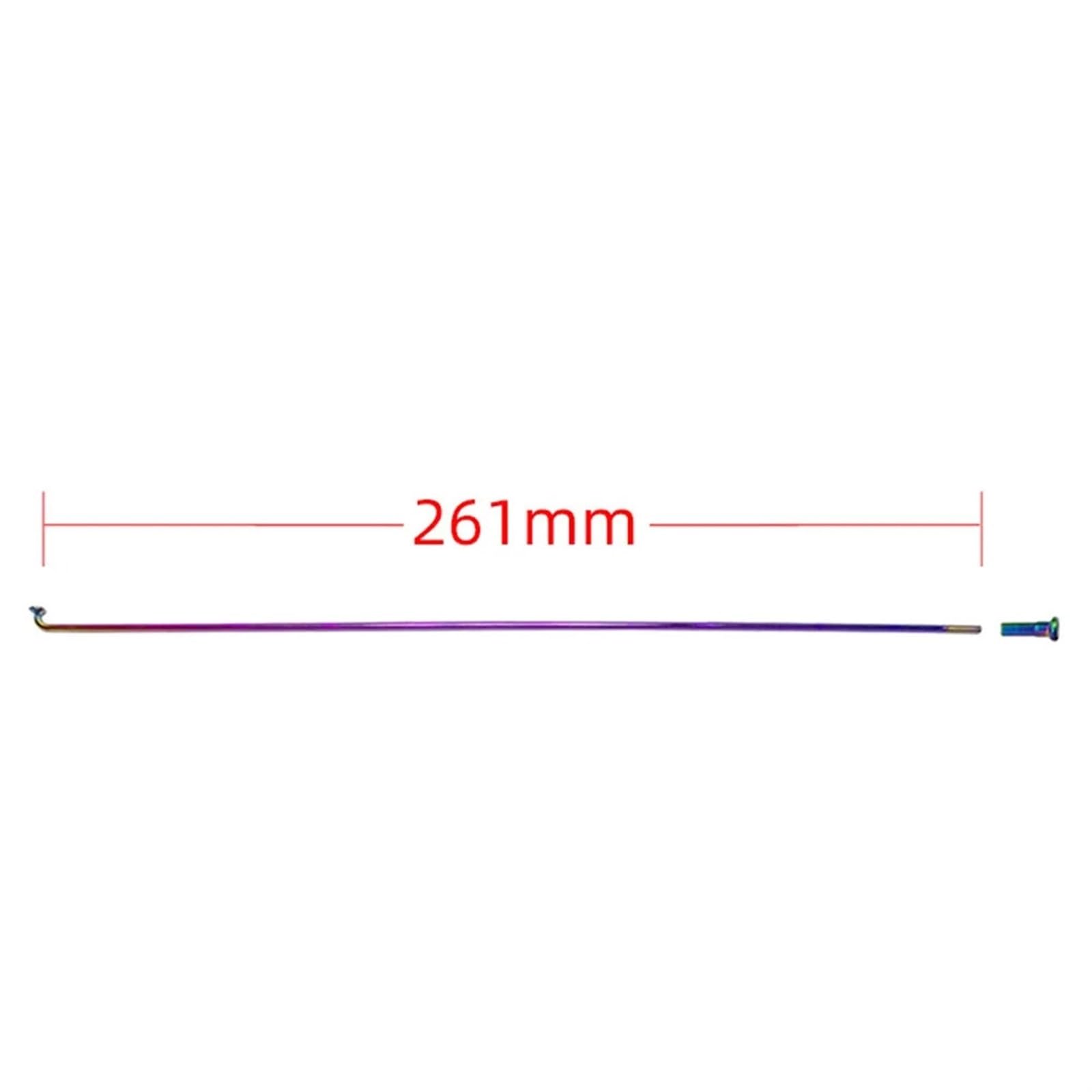 36pcs Raggi Della Bici Con Nippli Bici Da Strada In Lega di Alluminio 14 Calibro Arcobaleno Raggio Ricambio Fit Per Accessori Della Bicicletta