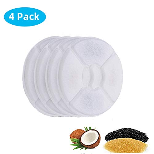 Filtro de carbono activado para fuente de agua para gatos pack 4 miniatura 2