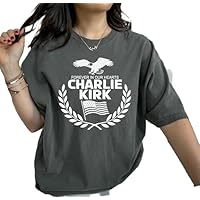 Freedom Charlie Kirk Shirt, Faith-Based Unisex Tee, Activist & Human Rights Support, Political Awareness Long Sleeve Shirt Multicolor