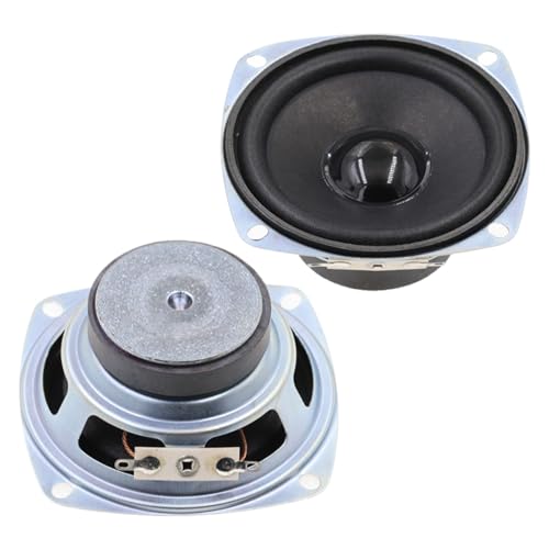 2pcs 3Inch 4Ohm Altoparlanti a Bassa Frequenza Gamma Completa Per Radio Citofoni E Sistemi Audio