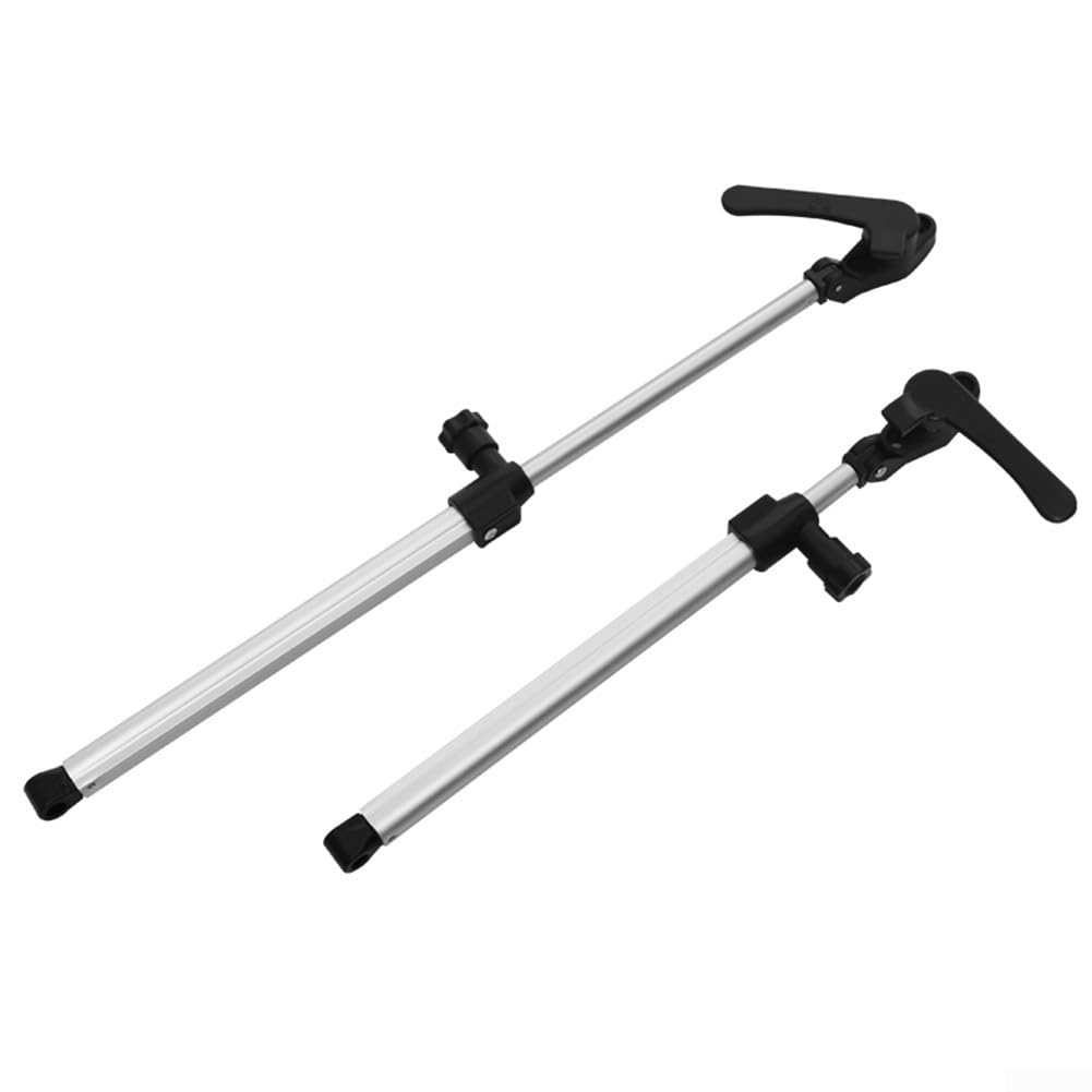 Set di 2 pezzi per supporto finestra camper montante telescopico asta 255-335 mm RV rimorchio parti camper in lega di alluminio blocco di sicurezza meccanismo aperto automatico