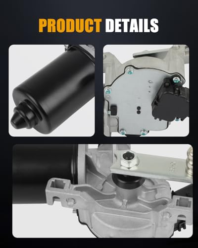 Image of ROADFAR Front Windshield Wiper Motor Replacement for 2006-2011 for Dodge for Attitude,2006-2011 for Hyundai for Accent,2006-2011 for Kia for Rio5 981102M000 Wiper Motor 5 Pins