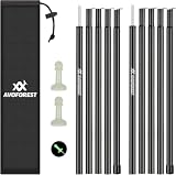 Tent Poles for Tarp, AVOFOREST Camping Tent Tarps Poles Adjustable Camping Accessories 75in Heavy Duty Poles Thicker Tent Pole with a Diameter of 0.65in for Backpacking Hiking Awning