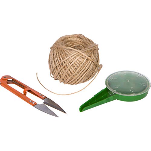 Truly Garden 2 Garden Tote and Gallon Bucket Organizer with Garden Tools. This makes the perfect Gardening Gift. It includes twine, scissors, seed dispenser, and 3 tough garden tools