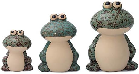 Flanacom Flamingo Deko Figuren Set - Rosa Keramik Flamingos 16x10cm | Für Garten & Wohnzimmer