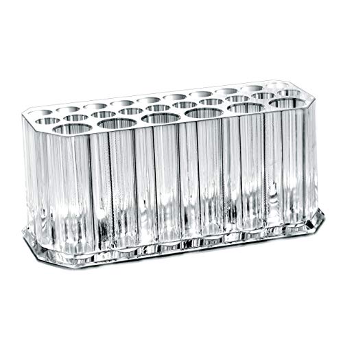 Miaowater Clear Acrylic Makeup Eyeliner Lip Liner Holder Org