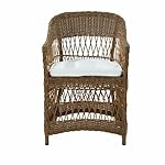 Loberon Sessel Garden Grove Braun mit Sitzpolster