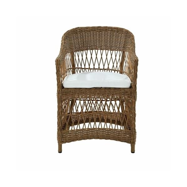 Loberon Sessel Garden Grove Braun mit Sitzpolster