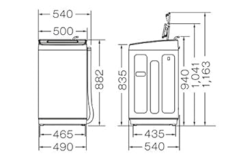 Amazon.co.jp: ハイセンス 全自動洗濯機 HW-T45A : ホーム＆キッチン