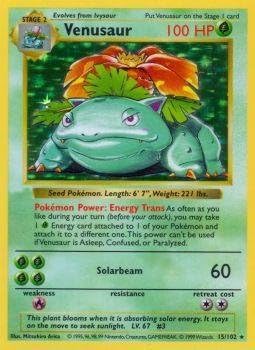 PokemonVenusaur (15102)Base SetHolo
