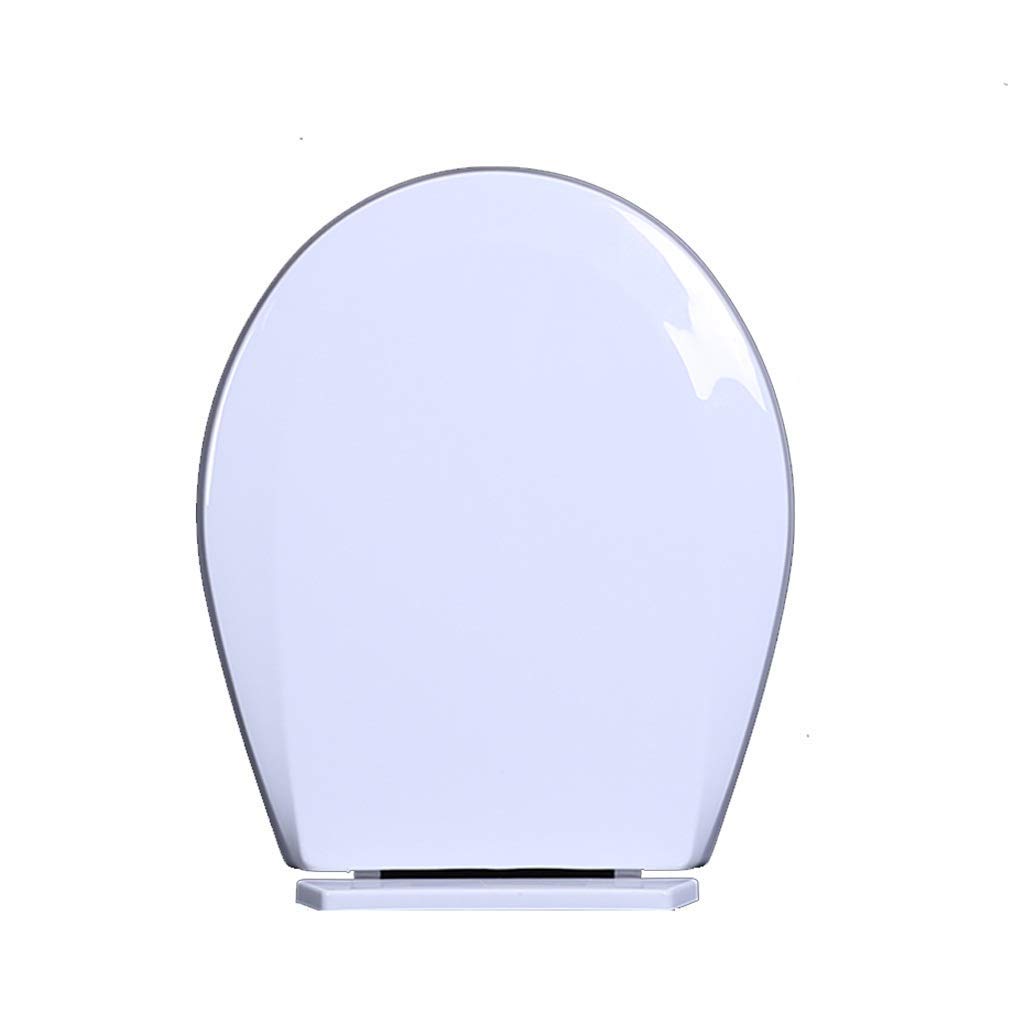 Sedile per WC Piccolo colorato, Coperchio per WC per Bambini, Coperchio per WC in Materiale PP per Bambini con Fondo Fisso (Bianco)