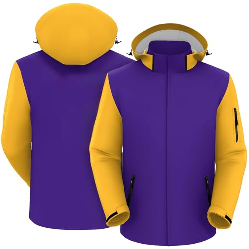 Men's Rain Jacket Waterproof Windbreaker Light Jackets Hooded Raincoat For Daily Casual, S-5XL3