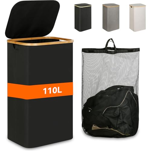 Catálogo de Cestas y forros - los más vendidos. 50 CSJD@J Cesto Para La Ropa Sucia De 110 L Con Tapa,cesta De Ropa Con Forro Extraíble Y Tapa,Cesta De Ropa Plegable De Gran Capacidad,Para Dormitorio,Baño,Lavadero,Dormitorio....