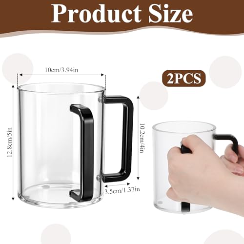 Set 2 Vasos para Lavado de Manos con Doble Asa 800 ml miniatura 2