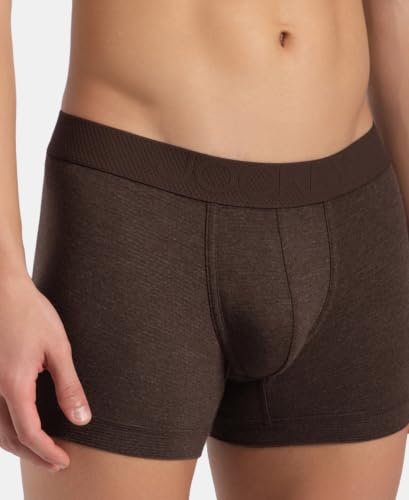 Image of Jockey LM06 Men Bamboo Cotton Elastane Stretch Breathable Mesh Trunk with StayDry Treatment