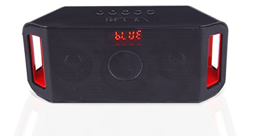 Sveon SON36_01 - Altavoz Bluetooth con USB/MicroSD MP3 Player y Radio, color negro