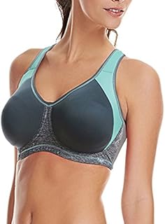 Freya Women's Sonic Underwire Spacer Molded Sports Bra, Carbon, 36DD