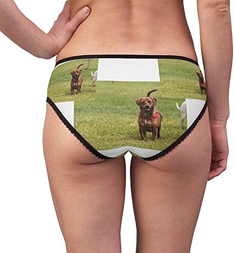 Terrier Dog Mix Panties, Terrier Dog Mix Underwear, Briefs, Cotton Briefs, Funny Underwear, Panties For Women