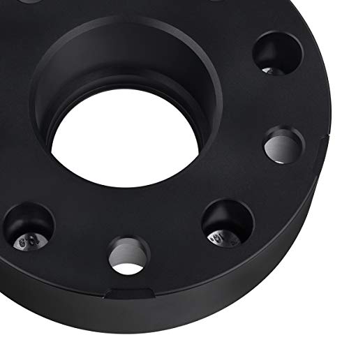 Supreme Suspensions - 4Pc Set Of 1.5" Hub Centric Wheel Spacers For 2012-2018 Dodge Ram 1500 2Wd/4Wd - 5X139.7Mm Bolt Pattern M14X1.5 Studs 77.8Mm Center Bore (Black) #TOP6