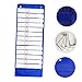 HOMSFOU Organizador de Horario con Tarjetas Reutilizables de Clase para Planificación Escolar Pocket Chart para Estudiantes Imagen de HOMSFOU Organizador de Horario con Tarjetas Reutilizables de Clase para Planificación Escolar Pocket Chart para Estudiantes