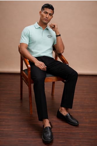 Image of ENDEAVOUR WEAR Men Men Short Sleeve Solid Cotton Rich Polo T Shirt | Collar Tshirts | Half Sleeves | Plain-Regular Fit