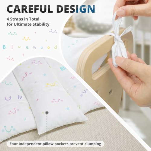 Image of BlueWood Climbing Arch Cushion, Pikler Cushion for Kids, Smile