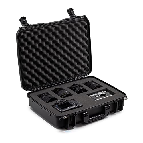 Seahorse 710 Heavy Duty Protective Dry Box Case with Accuform Foam - TSA Approved/Mil Spec / IP67 Waterproof/USA Made for Cameras, Firearms, Camping, Laptops, Consoles, VR