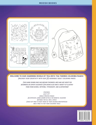 Tea Time Coloring Book