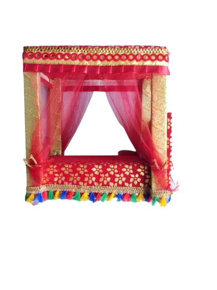 kanha ji Bed Size 8 * 8 /kanha ji ki Dress/kanha ji shihasan