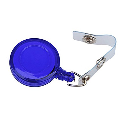 Yamalans 5 peças/conjunto retrátil de crachá de identificação para cartão de identificação e clipe d