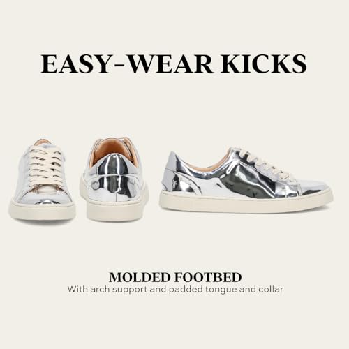 Image of Frye Ivy Low Lace Sneakers for Women - Removable Footbed Shoes - Leather Womens Casual Shoes - Crafted from Soft, Vintage Italian Leather with Removable Molded Footbed