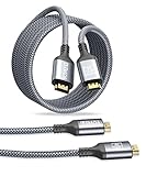 4K High Speed HDMI Cable (2 Pack 15FT), Akoada HDMI 2.0 Ethernet 30Awg Braided Nylon Cable 4K 60Hz...