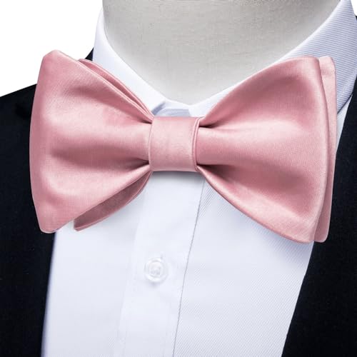 Pajarita para hombre estilo ajustable negro miniatura 2