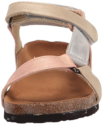 Joules Girls Flat Sandal, Metallic, 9 Little Kid - 製品詳細