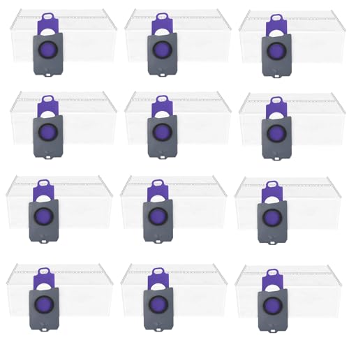 Chuancheng 12 Pack Vacuum Bags Replacement Parts for Narwal Freo Z Ultra Super Vacuum Cleaner, Dust Bag Collecting Bags Accessory Set