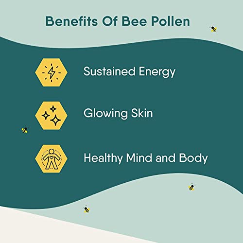 NatureBee Power Pollen 200 x 500mg Caps (Pack of 2) | Energy, Immune, and Cognitive Support | Potentiated Bee Pollen | Natural Superfood | 6 Month Supply - Image 5