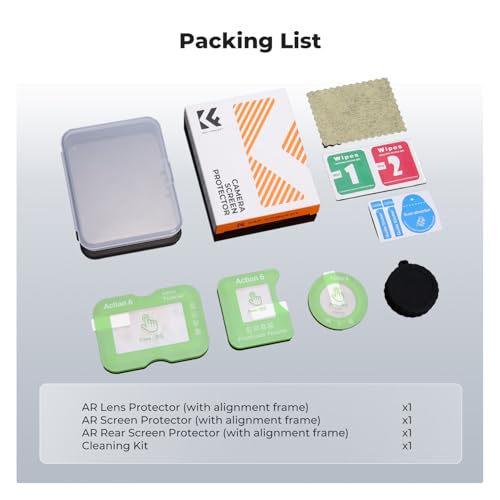 K&F CONCEPT 1Pcs AR Anti-Reflective Screen Protector for DJI Osmo Action 6 by K&F CONCEPT - Image 7
