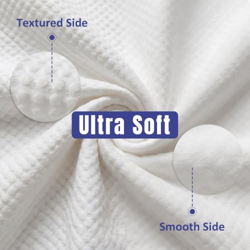 Image of Ourmed Life Face Towels, Disposable Biodegradable Clean Facial Towels for Sensitive Skin, Lint- free Face Cloths for Makeup Remover, Skincare and Women Cleaning, Dry Wipes,240 Count Dot Texture