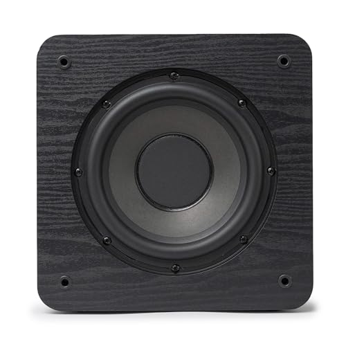 VULKKANO SUB8 Subwoofer Activ 8 Zol, Verstärkte mit 80W RMS, Frequenz de 40 Hz - 250 Hz, Crossover...